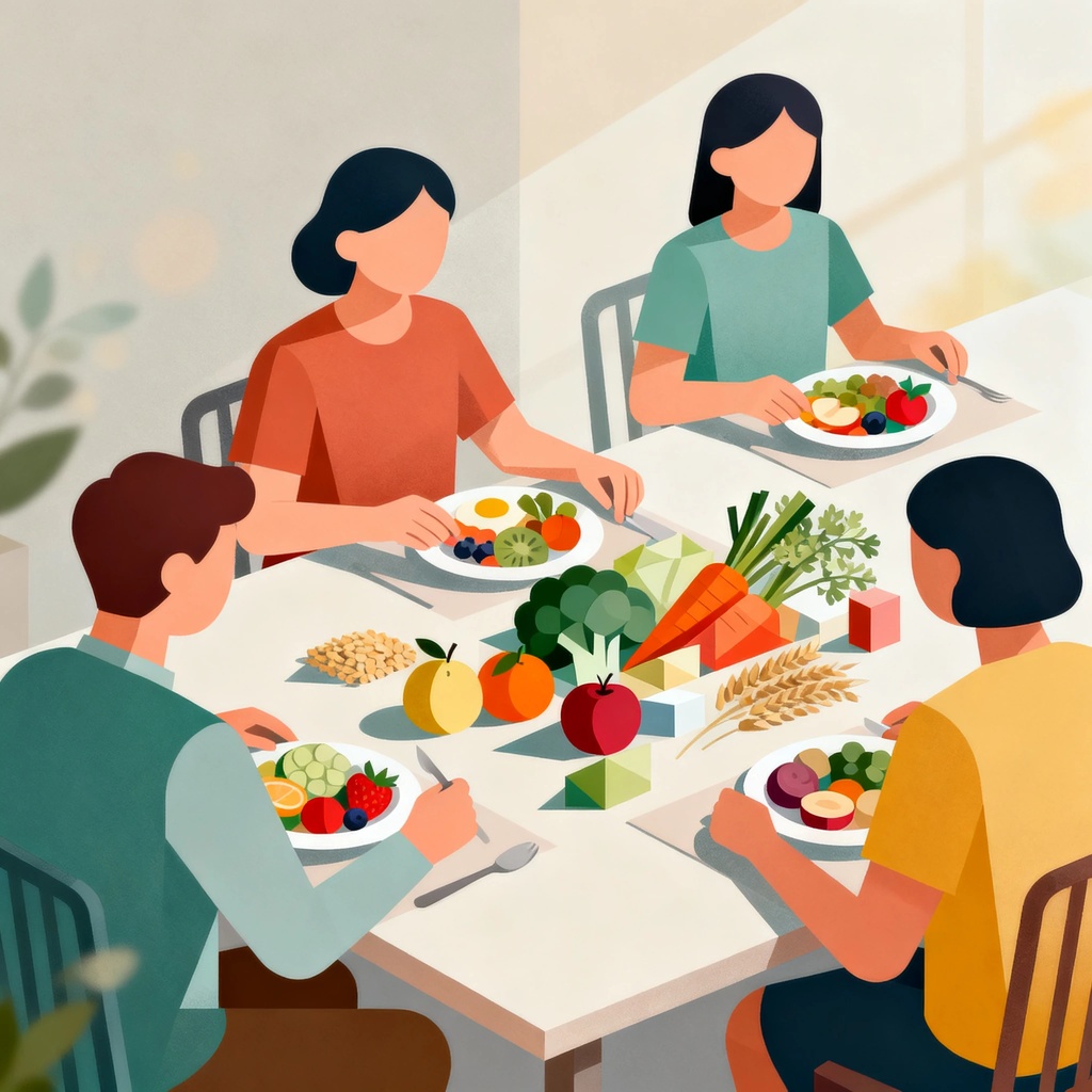 Alimentazione sana per tutta la famiglia